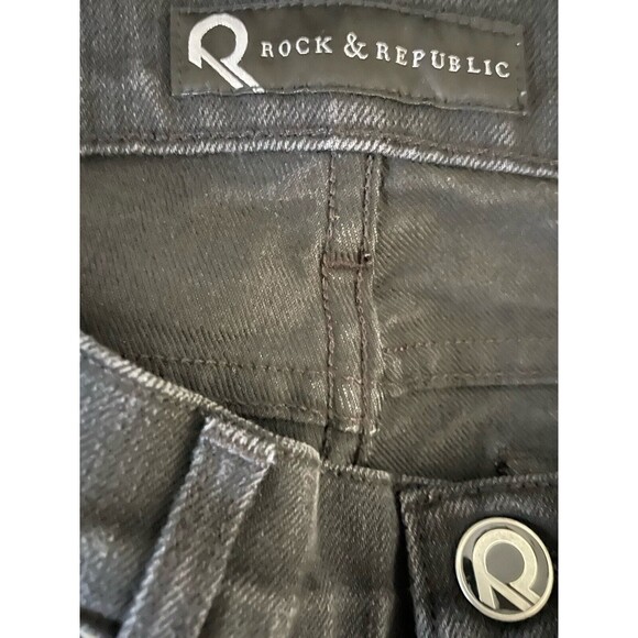 Rock & Republic Black Women’s Jeans Size 29 - Picture 3 of 5